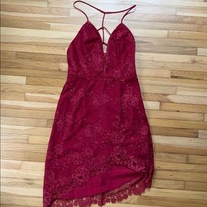 Red Lace NBD Dress